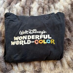 Walt Disney Black 'Wonderful World of Color' Graphic Hoodie
